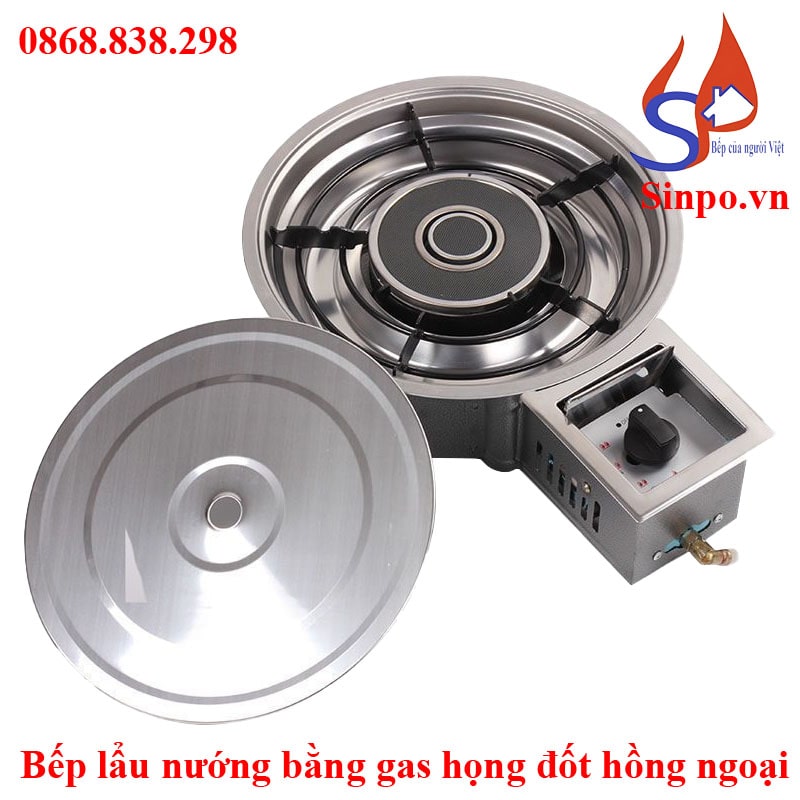 bep-lau-nuong-bang-gas-hong-dot-hong-ngoai