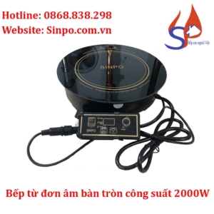 Bếp từ đơn âm bàn tròn công suất 2000W