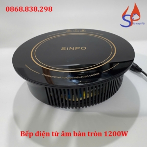 Bếp điện từ âm bàn tròn 1200W giá rẻ