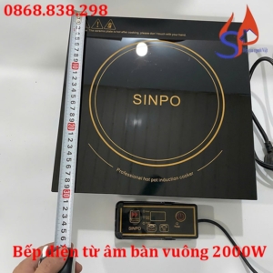 Bếp điện từ âm bàn vuông 2000W nhà hàng