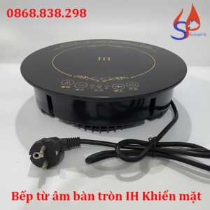 Bếp từ âm bàn tròn IH khiển mặt cho nhà hàng, quán ăn, gia đình