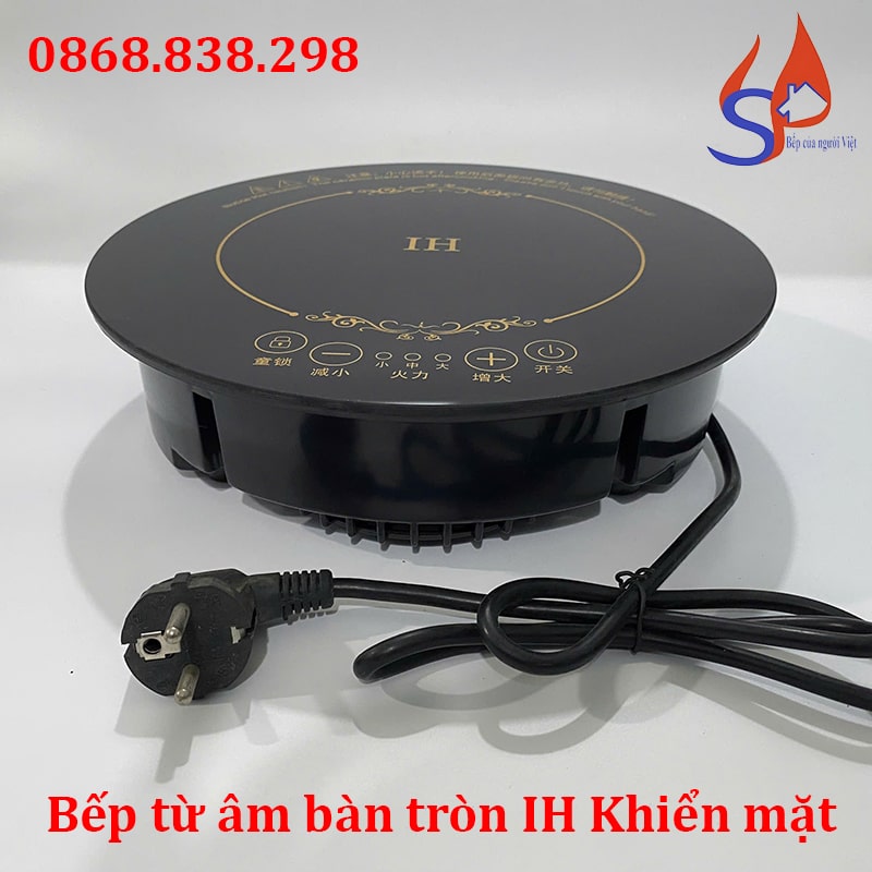 Bếp từ âm bàn tròn IH khiển mặt cho nhà hàng, quán ăn, gia đình