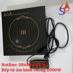 Bếp từ âm bàn hình vuông 2000W cho nhà hàng
