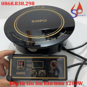 Bếp từ lẩu âm bàn tròn 1200W chính hãng