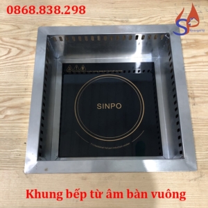 Khung bếp từ âm bàn vuông giá rẻ