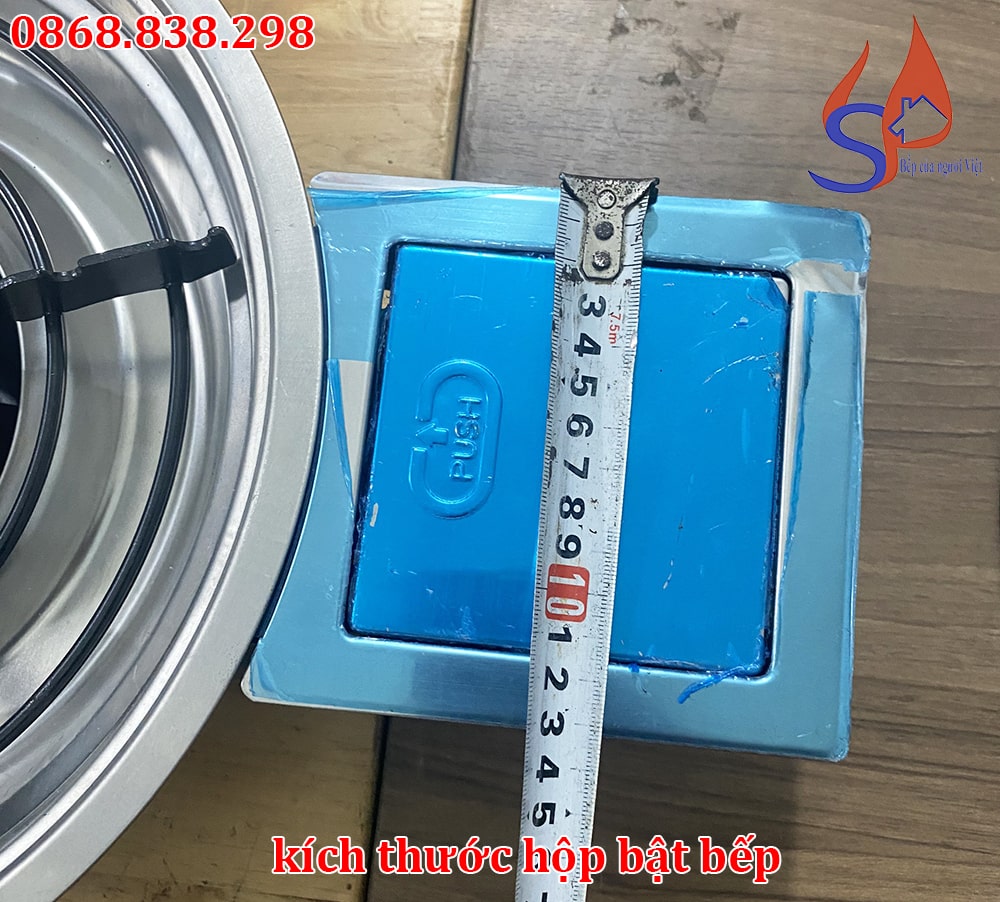Kích thước hộp đặt bếp gas âm bàn