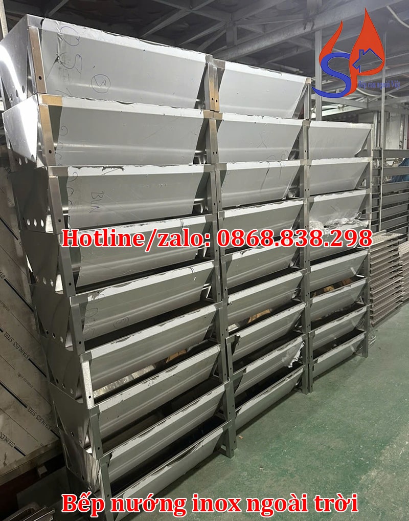Bếp nướng inox ngoài trời