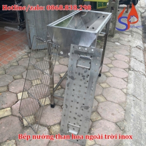 Bếp nướng than hoa ngoài trời inox giá rẻ