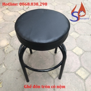 Ghế đôn tròn có nệm giá rẻ
