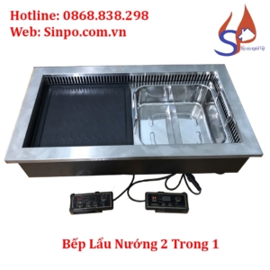 Bếp lẩu nướng 2 trong 1 giá rẻ