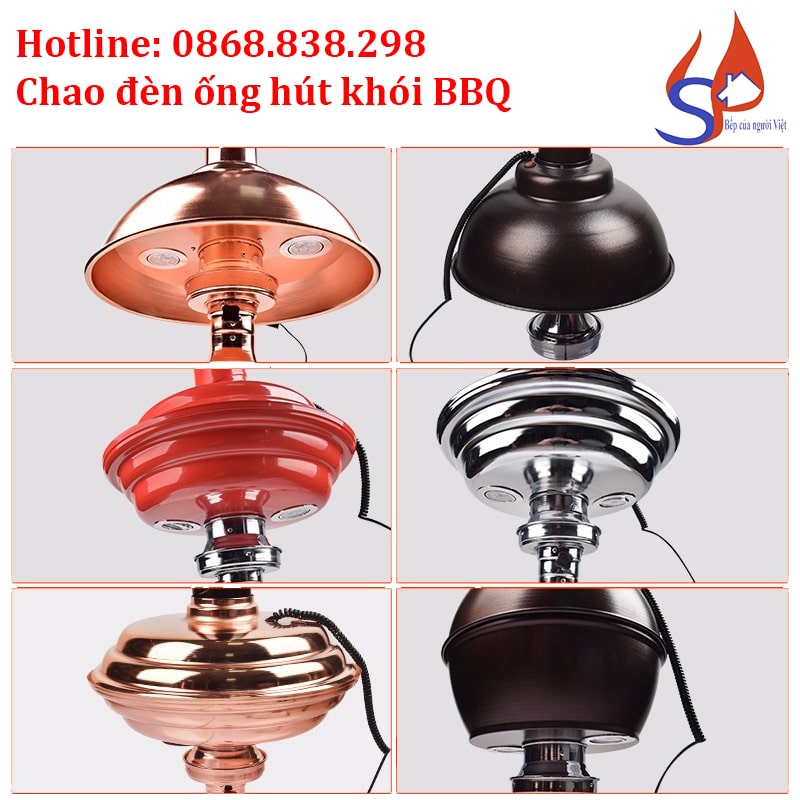 Chao đèn ống hút khói BBQ giá rẻ