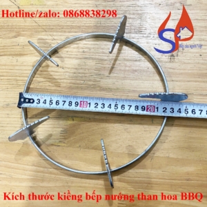Kích thước kiềng bếp nướng than hoa BBQ giá rẻ