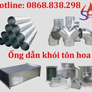 Ống dẫn khói tôn hoa giá rẻ