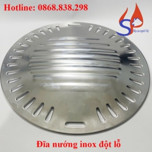 Đĩa nướng inox đột lỗ giá rẻ