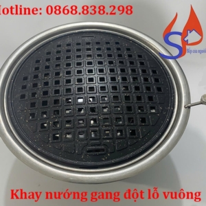 Khay nướng gang đột lỗ vuông giá rẻ