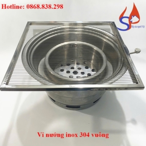 Vỉ nướng inox 304 vuông
