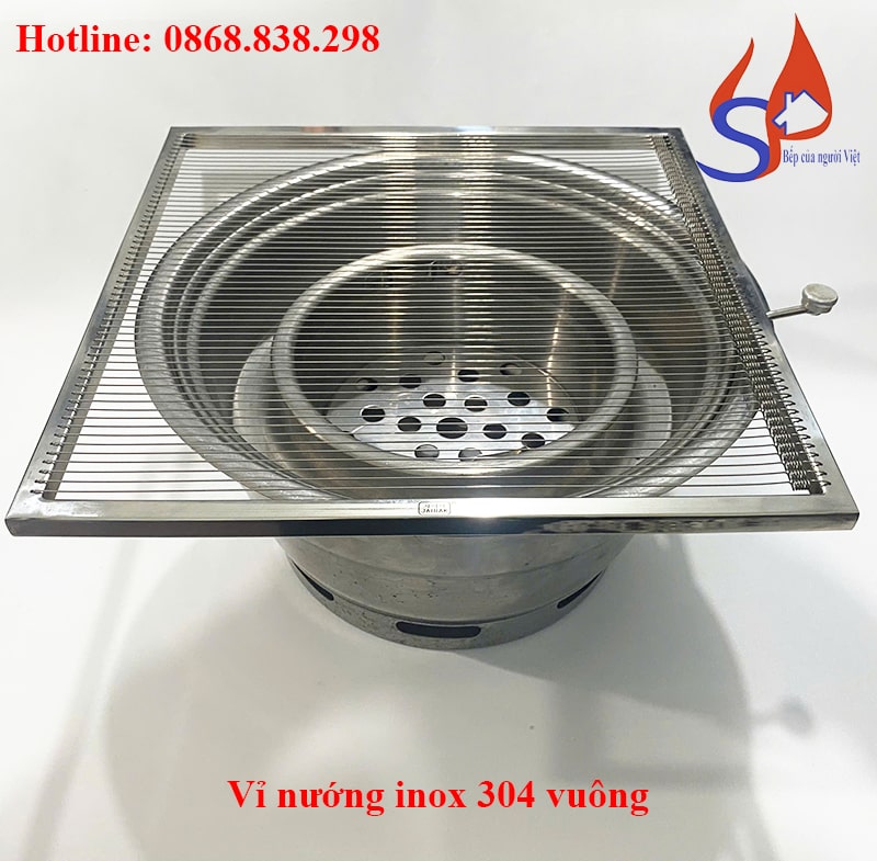 Vỉ nướng inox 304 vuông