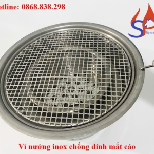 Vỉ nướng inox chống dính mắt cáo giá rẻ
