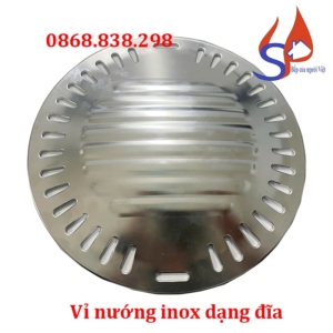 Vỉ nướng inox dạng đĩa giá rẻ