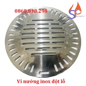 Vỉ nướng inox đột lỗ giá rẻ