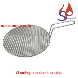 Vỉ nướng inox thanh na dẹt giá rẻ