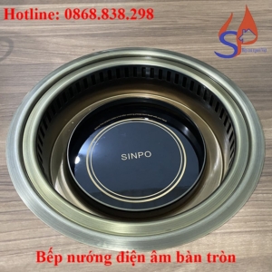 Bếp nướng điện âm bàn tròn
