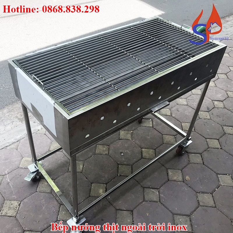 Bếp nướng thịt ngoài trời inox giá rẻ