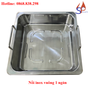 Nồi inox vuông 1 ngăn