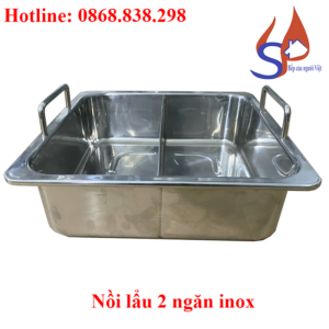 Nồi lẩu 2 ngăn inox