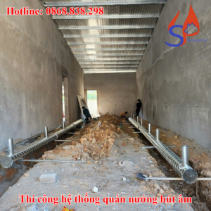 Thi công hệ thống quán nướng hút âm