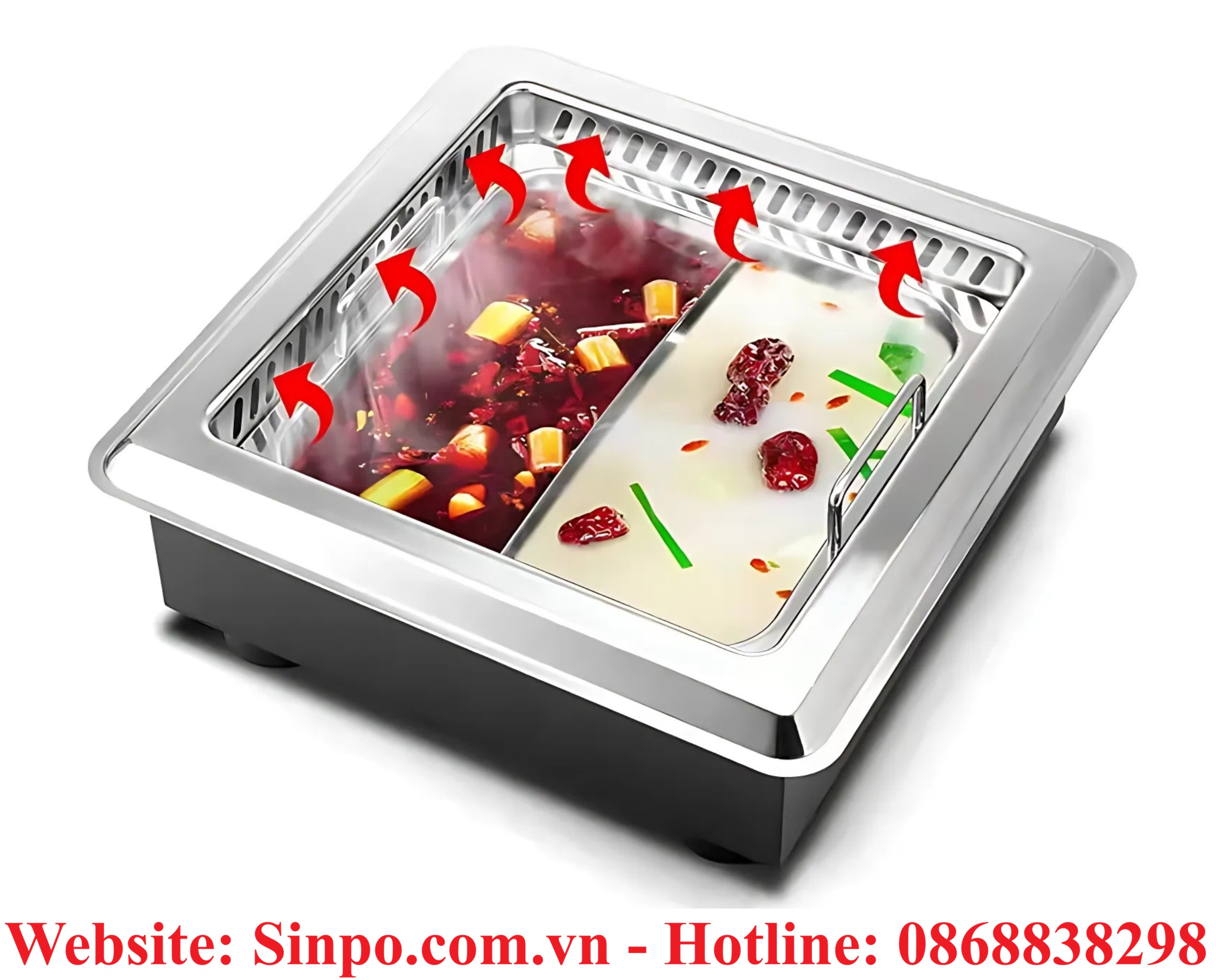 bộ bếp lẩu haidilao cho nhà hàng quán lẩu